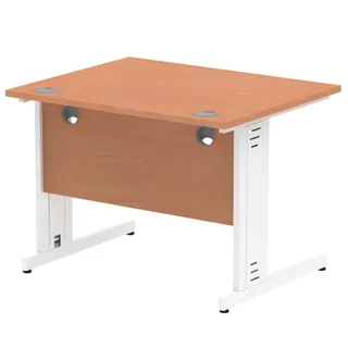 Impulse Straight Desk Cable Managed Leg