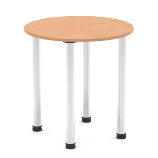 Impulse Round Table With Post Leg