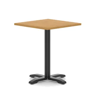 EE - Italia Square Poseur Table With Cross Base