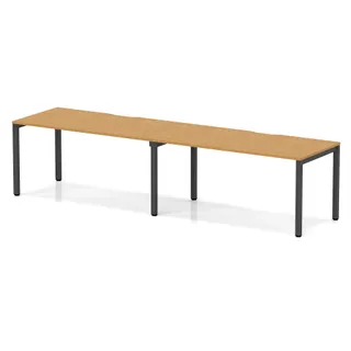 Evolve Plus Single Row Bench Desk - 2 Person