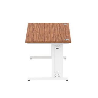 Impulse Straight Desk Cable Managed Leg