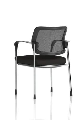 Brunswick Deluxe Medium Back Stacking Visitor Office Chair with Arms