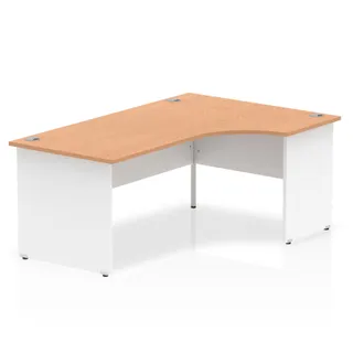 OE - Impulse Crescent Desk Panel End Leg Two Tone