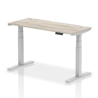EE - Air Height Adjustable Slimline Desk With Cable Ports
