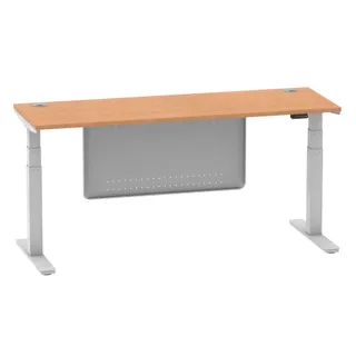 Air Height Adjustable Slimline Desk With Cable Ports