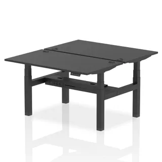 OE - Air Back-to-Back Height Adjustable Bench Desk - 2 Person