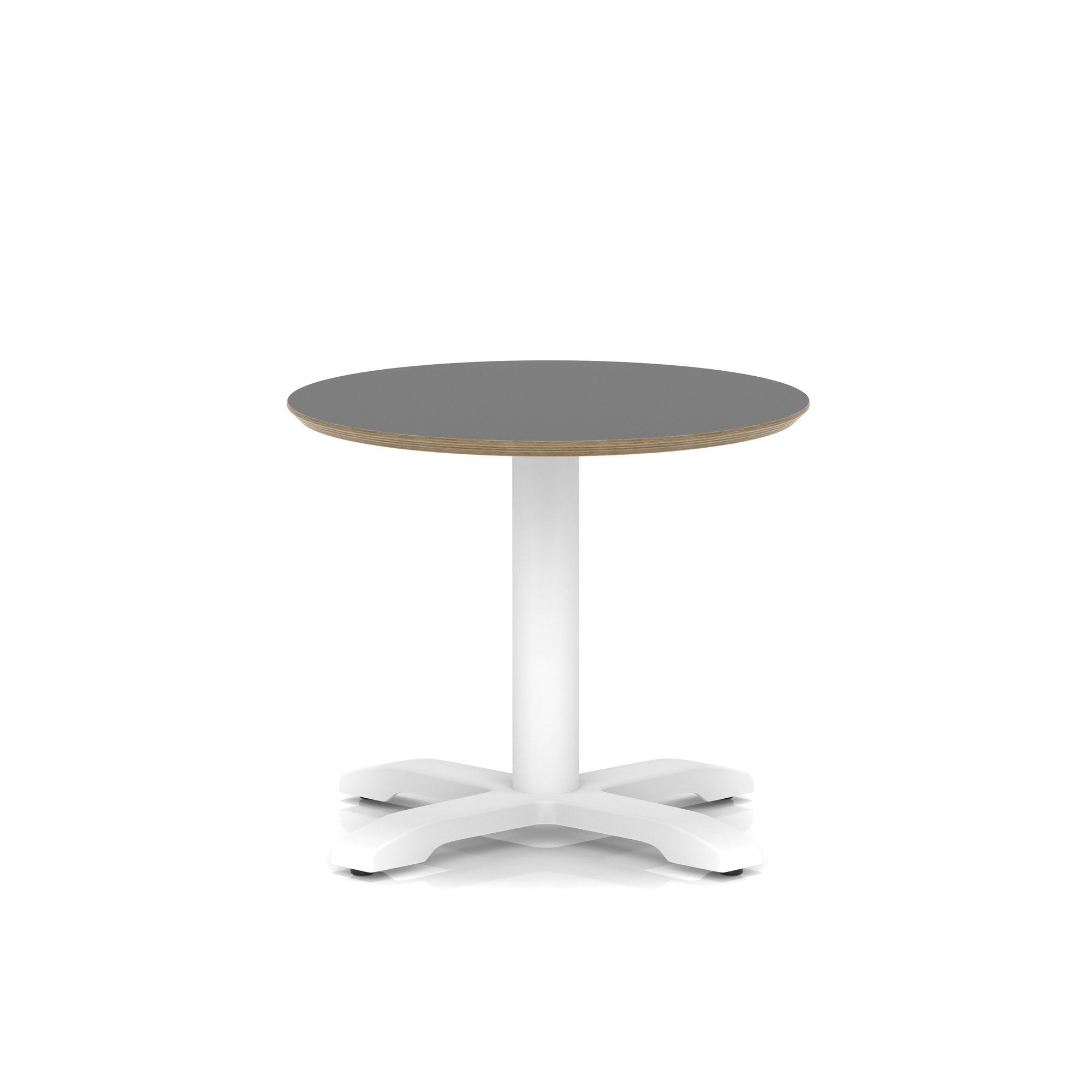 Brixworth Round Coffee Table With Cross Base