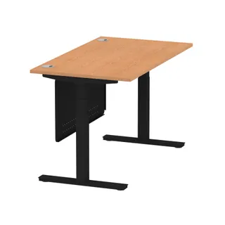 Air Height Adjustable Desk With Cable Ports
