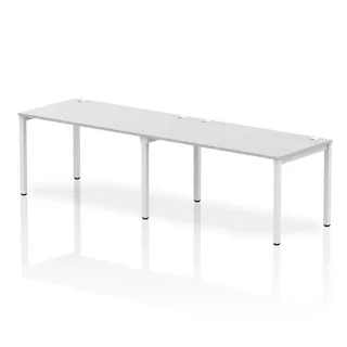 Impulse Single Row Bench Desk - 2 Person
