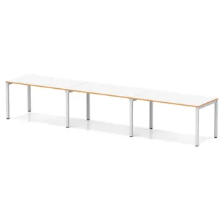 Evolve Plus Single Row Bench Desk - 3 Person