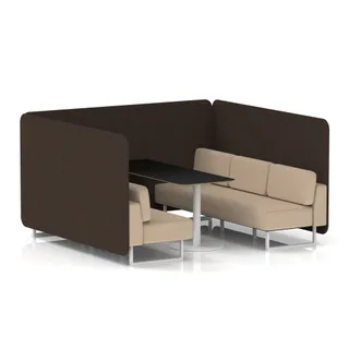 Brixworth Bench Booth in Two Tone