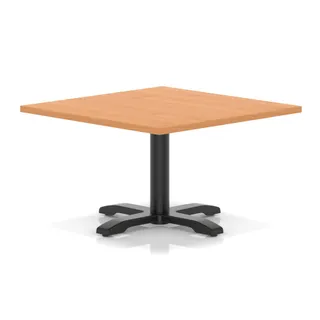 Italia Square Coffee Table With Cross Base