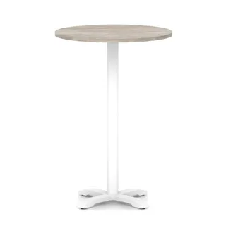 EE - Italia Round Poseur Table With Cross Base