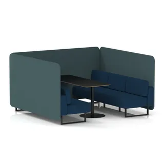 Brixworth Bench Booth in Two Tone