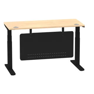 Air Height Adjustable Slimline Desk With Cable Ports