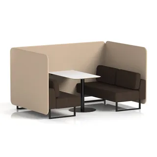 Brixworth Bench Booth in Two Tone