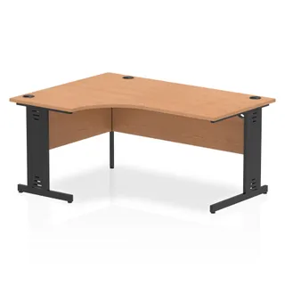 Impulse Crescent Desk Cable Managed Leg