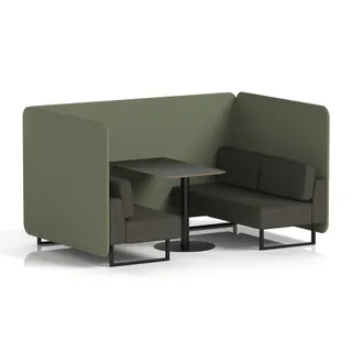 Brixworth Bench Booth in Two Tone