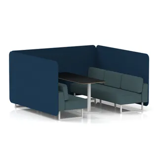 Brixworth Bench Booth in Two Tone