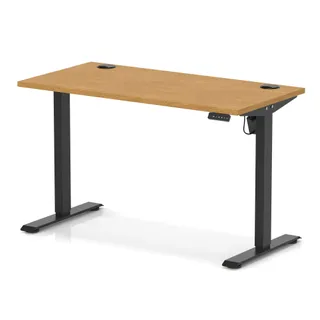 OE - Air Lite Height Adjustable Slimline Desk With Cable Ports