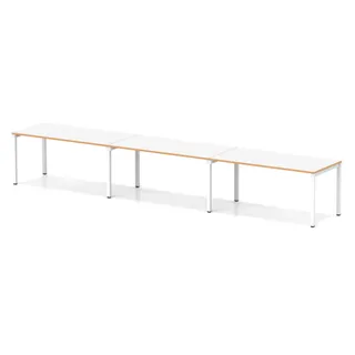 Evolve Plus Single Row Bench Desk - 3 Person