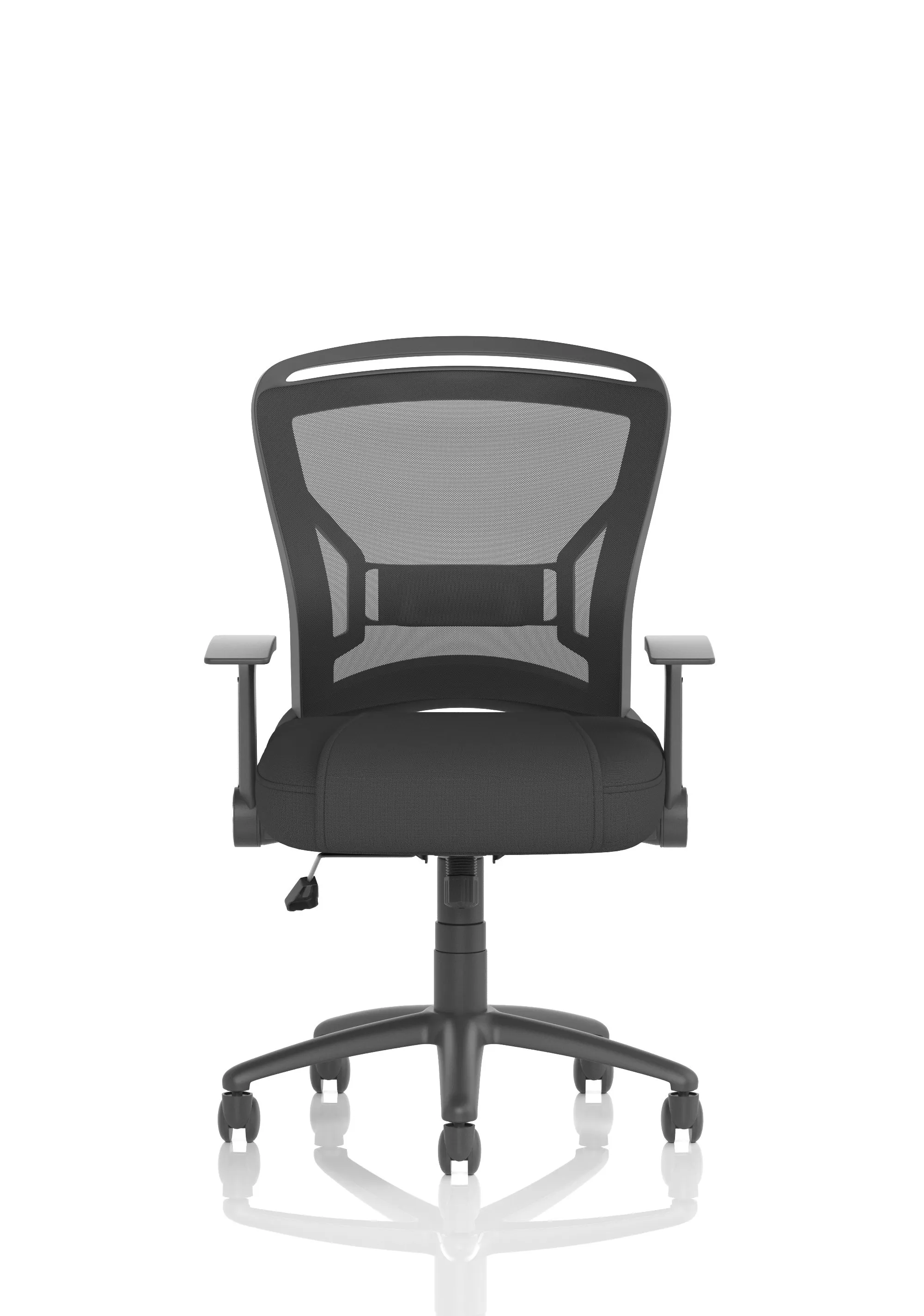 Zeus Medium Mesh Back Task Operator Office Chair with Arms