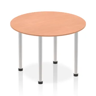 Impulse Round Table With Post Leg
