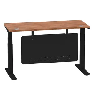 Air Height Adjustable Slimline Desk With Cable Ports