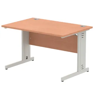 Impulse Straight Desk Cable Managed Leg