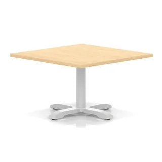 Italia Square Coffee Table With Cross Base