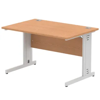 Impulse Straight Desk Cable Managed Leg