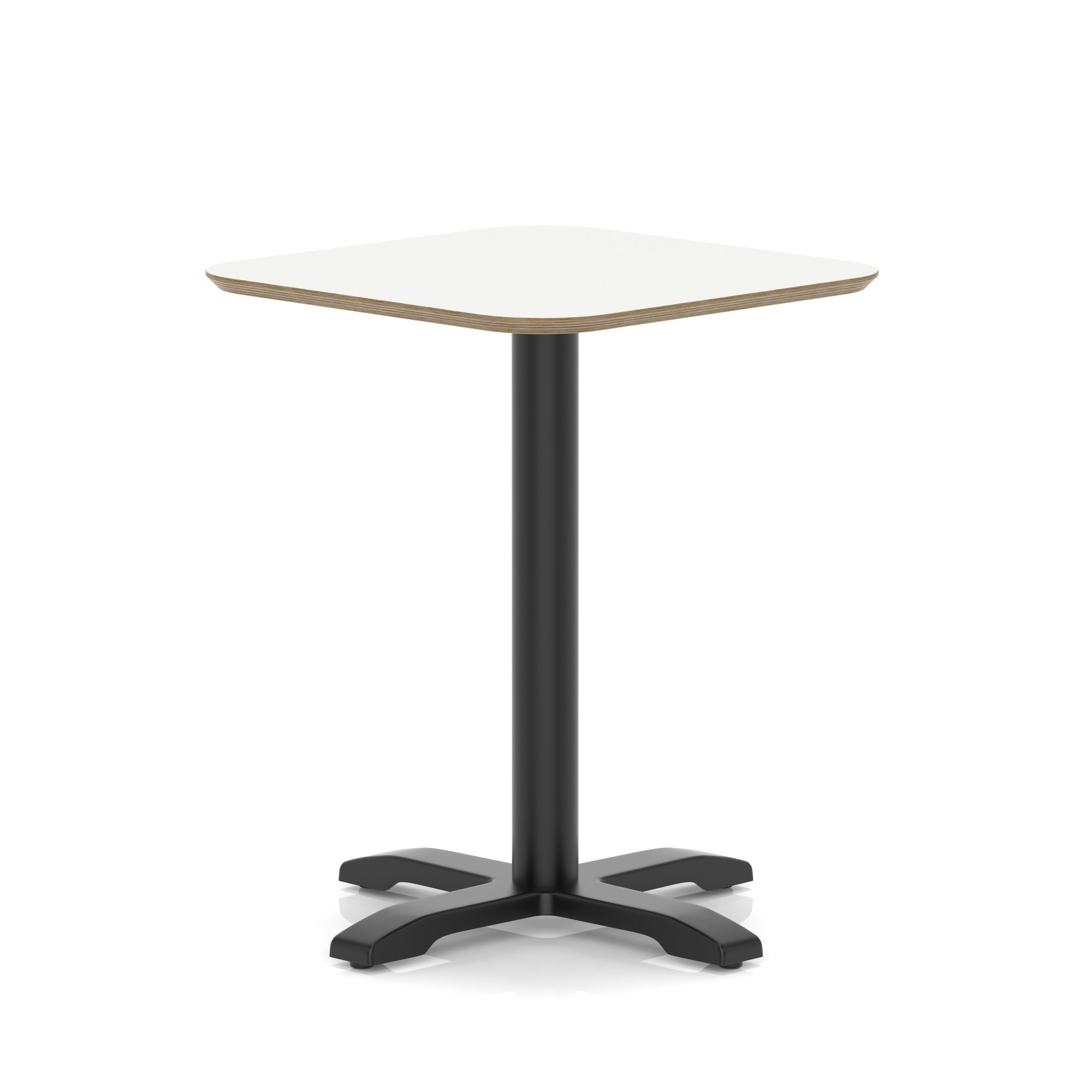 Brixworth Square Coffee Table With Cross Base