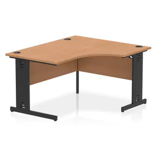 Impulse Crescent Desk Cable Managed Leg
