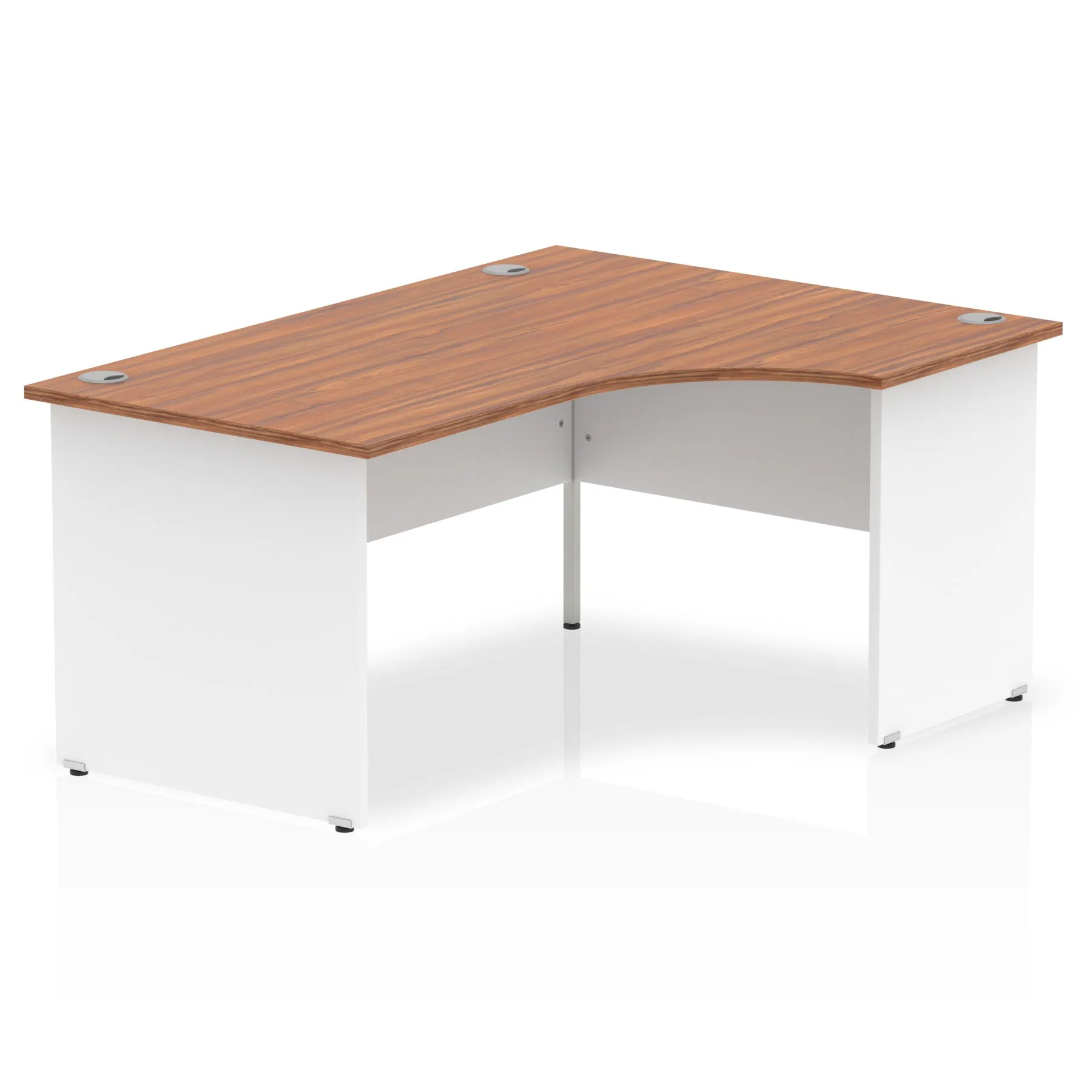 OE - Impulse Crescent Desk Panel End Leg Two Tone