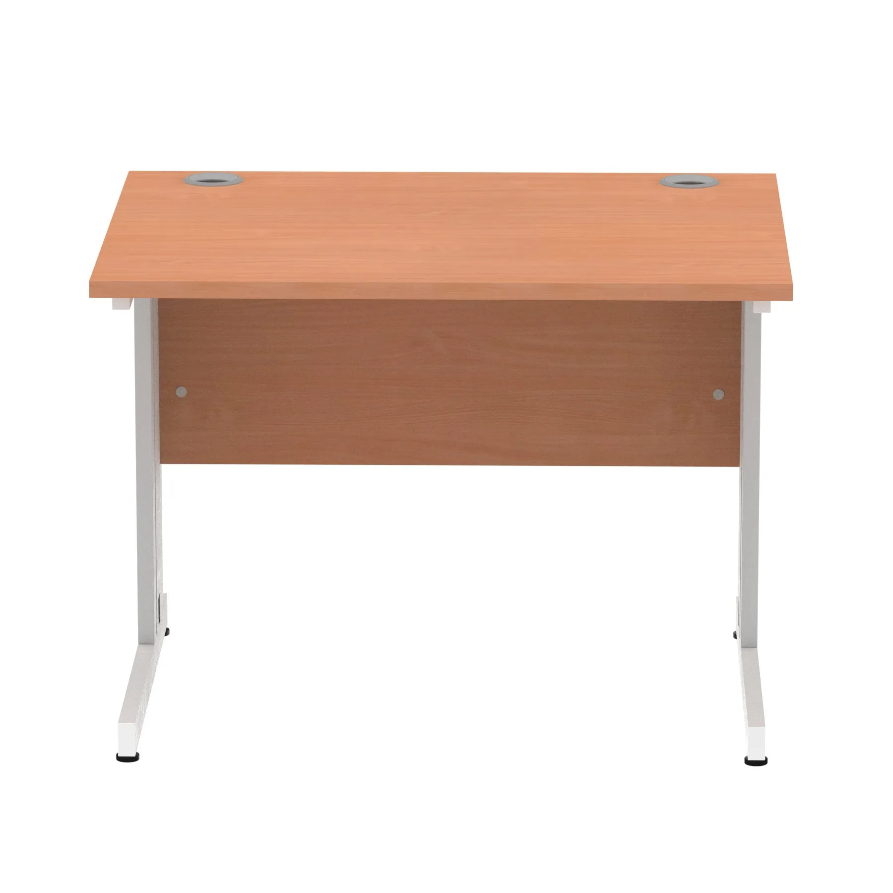 Impulse Straight Desk Cable Managed Leg