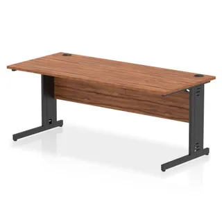 Impulse Straight Desk Cable Managed Leg