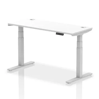 EE - Air Height Adjustable Slimline Desk With Cable Ports