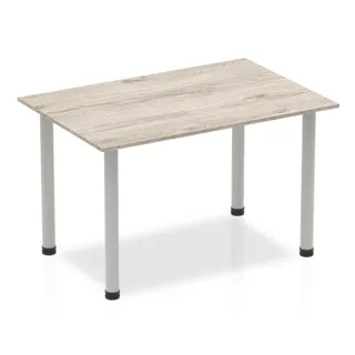 Impulse Straight Table With Post Leg