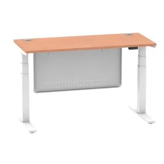 Air Height Adjustable Slimline Desk With Cable Ports