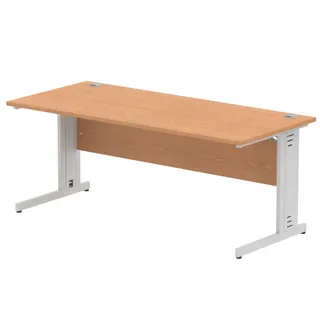 Impulse Straight Desk Cable Managed Leg