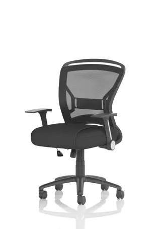 Zeus Medium Mesh Back Task Operator Office Chair with Arms