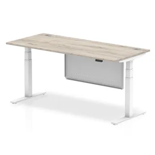 Air Height Adjustable Desk With Cable Ports