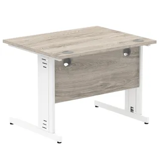 Impulse Straight Desk Cable Managed Leg