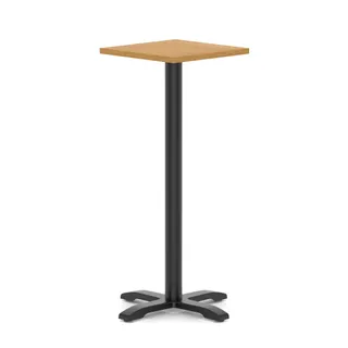 EE - Italia Square Poseur Table With Cross Base