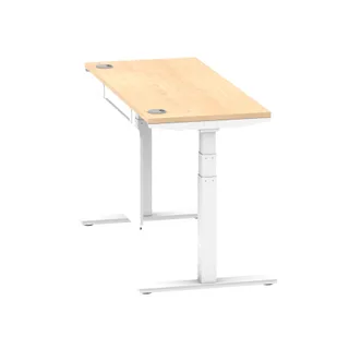 Air Height Adjustable Slimline Desk With Cable Ports