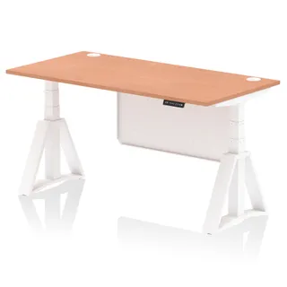 Air Height Adjustable Desk With Cable Ports
