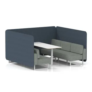 Brixworth Bench Booth in Two Tone