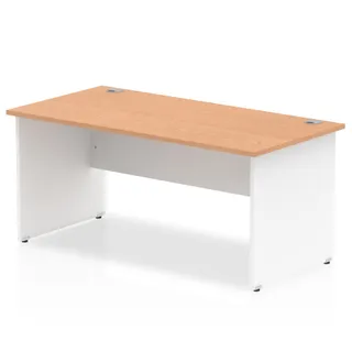 OE - Impulse Straight Desk Panel End Leg Two Tone