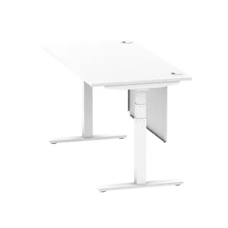Air Height Adjustable Desk With Cable Ports