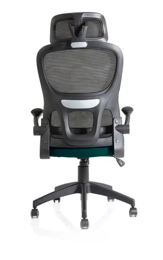 Iris Task Operator Mesh Back Fabric Seat With Headrest